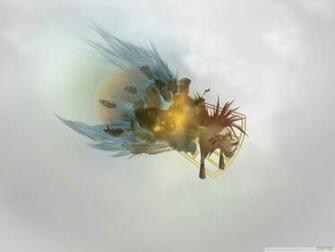 Final Fantasy Abstract Nanaki Ultra HD Desktop Background