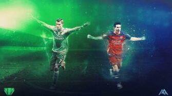 Cristiano Ronaldo Vs Lionel Messi Wallpaper