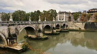 Spanning The Tiber Ponte Sant Angelo Rioni E Borgo Rome