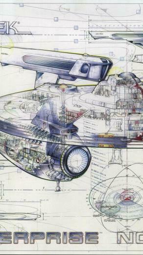 Star Trek Blueprints Uss Enterprise Schematics