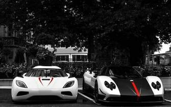 Pagani Zonda Koenigsegg Agera R Luxury Exotic Cars Wallpaper