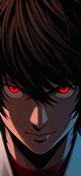 Death Note L Amoled Wallpaper Dark Anime iPhone