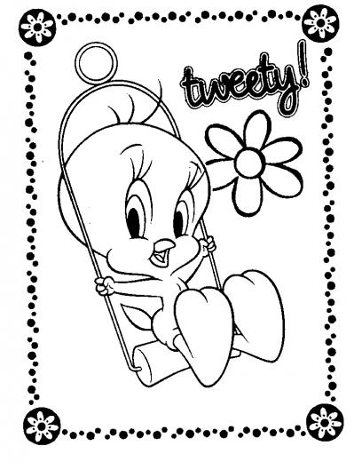 Printable Tweety Bird Coloring S For Kids Paterns