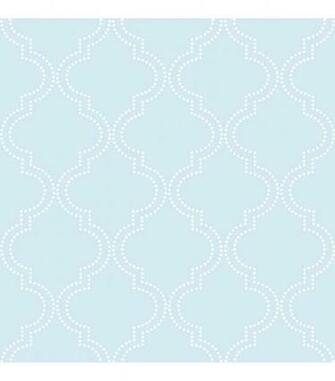 Nuwallpaper Blue Quatrefoil Peel And Stick Wallpaper Jo Ann