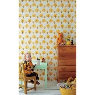Wallpaper Ferm Living Dotty Trees