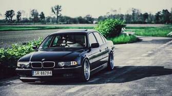 Bmw E38 740ia Stance Bimmer Boomer Black HD Wallpaper