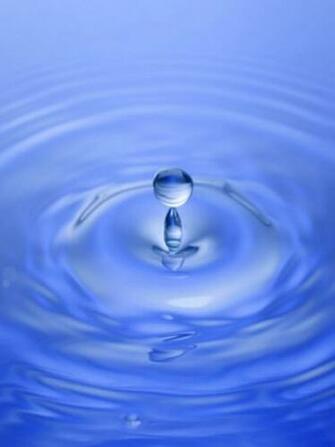 Water Drop Flying Screensaver Wallpaper