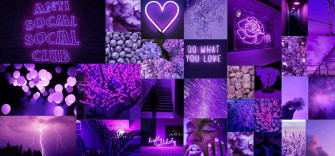 Purple Aesthetic Laptop Wallpaper