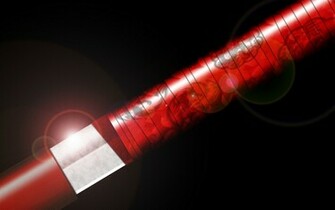 Wallpaper Samurai Sword Red And Black