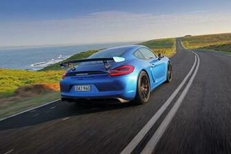 Porsche Cayman Gt4 Au Spec 981da Cars Coupe Blue Wallpaper