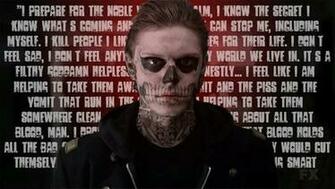 Tate Langdon iPhone Wallpaper Story Langton Text