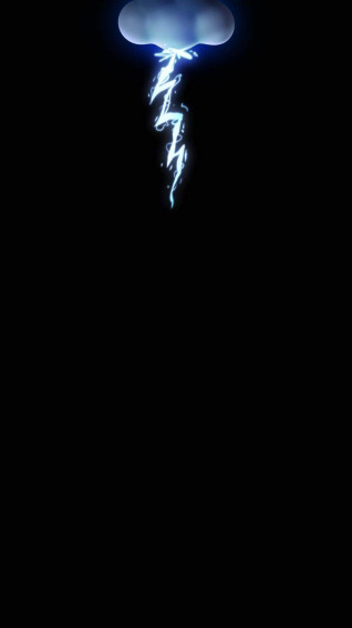 iPhone Pro Max Dynamic Island Thunder Cloud Wallpaper