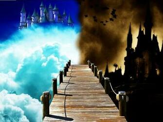Hell Vs Heaven Wallpaper Or By Chronos73