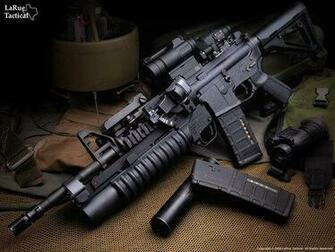 Colt M4 Carbine Sopmod Style With Kac Ras Handguard Vertical