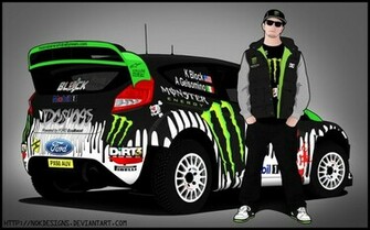 Ken Block Ford Fiesta Wallpaper