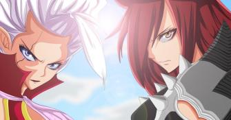 Wallpaper Anime Fairy Tail Erza And Mirajane