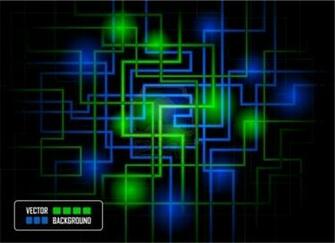 Dark Green And Blue Background
