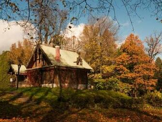 Pixel Desktop Wallpaper Beautiful Autumn Cabin