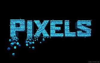 Pixels Movie Logo HD Wallpaper IHD