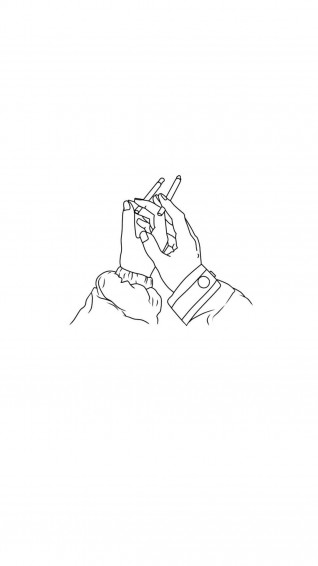 Aesthetic Drawings Wallpaper