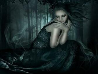 Dark Forest Fairy Wallpaper From