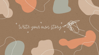 Minimalist Brown Aesthetic Wallpaper Piktochart
