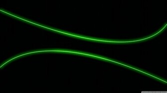 Green Neon Light Wallpaper