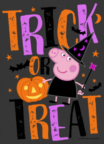 Boy S Peppa Pig Halloween Trick Or Treat T Shirt Fifth Sun
