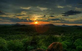 Select Set As Desktop Background Wallpaper Nature Sundown