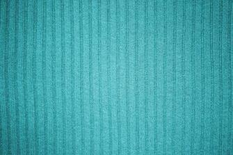 Teal Or Turquoise Ribbed Knit Fabric Texture Picture Photograph