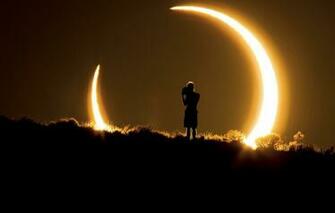 Wallpaper Moon National Geographic Nature Photographer Sun