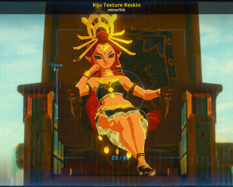 Riju Texture Reskin The Legend Of Zelda Breath Wild Wiiu