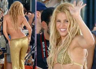 Shakira Gold Ass Photo
