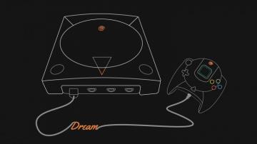 Sega Dreamcast Linework R Wallpaper