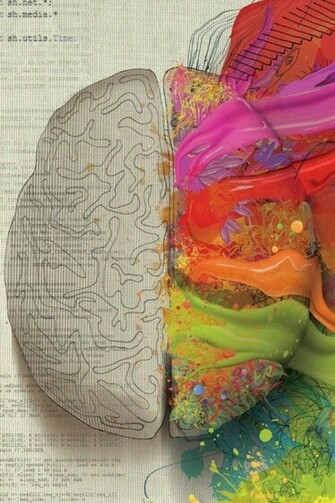 Left Brain And Right iPhone Wallpaper
