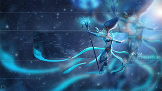 Frost Queen Janna League Of Legends Wallpaper By