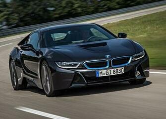 Bmw I8 Black HD Wallpaper For Desktop Car