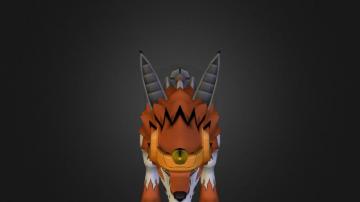 Pc Computer Digimon Masters Dorulumon 3d Model By Rogarmao