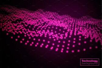 Technology Particles Background Illustrations Creative Market