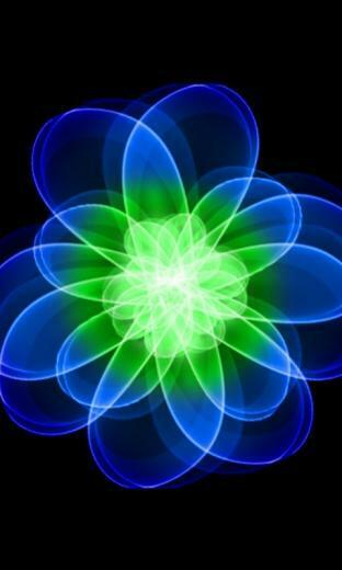 Mobile X Background Image Abstract Blue Color