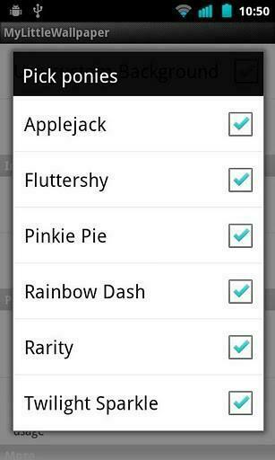 Bigger My Little Pony Live Wallpaper For Android Screenshot