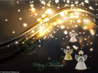 Christmas Angels Wallpaper