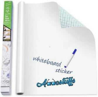 Awestuffs Extra Large Whiteboard Self Adhesive Wallpaper Sticker