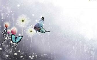 Butterfly Background Flower Computers Flowers History Wallpaper HD