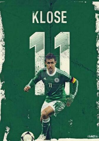 Miroslav Klose Of Germany Wallpaper Deutscher Fussball Bund