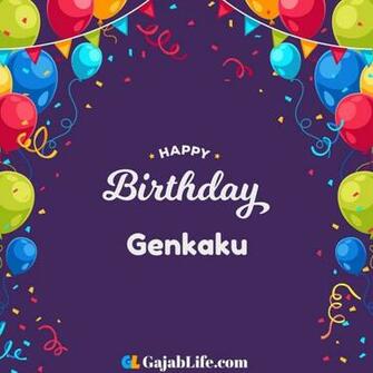 Genkaku Happy BirtHDay Wishes Image With Name March