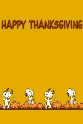 Peanuts Thanksgiving Desktop