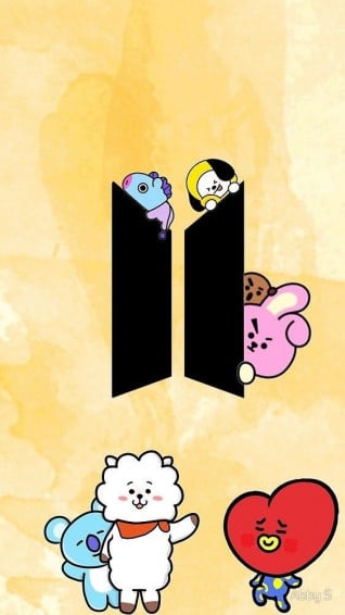 Pam On Bt21 iPhone Wallpaper Bts Drawings