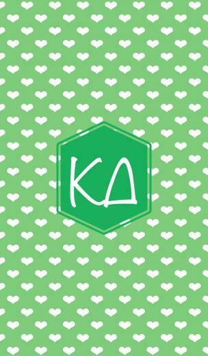 Kappa Delta iPhone Monogram Background Desktop Background