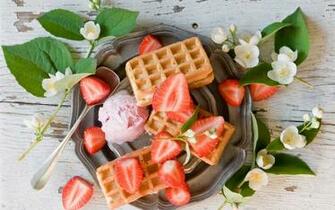 Waffles Wallpaper